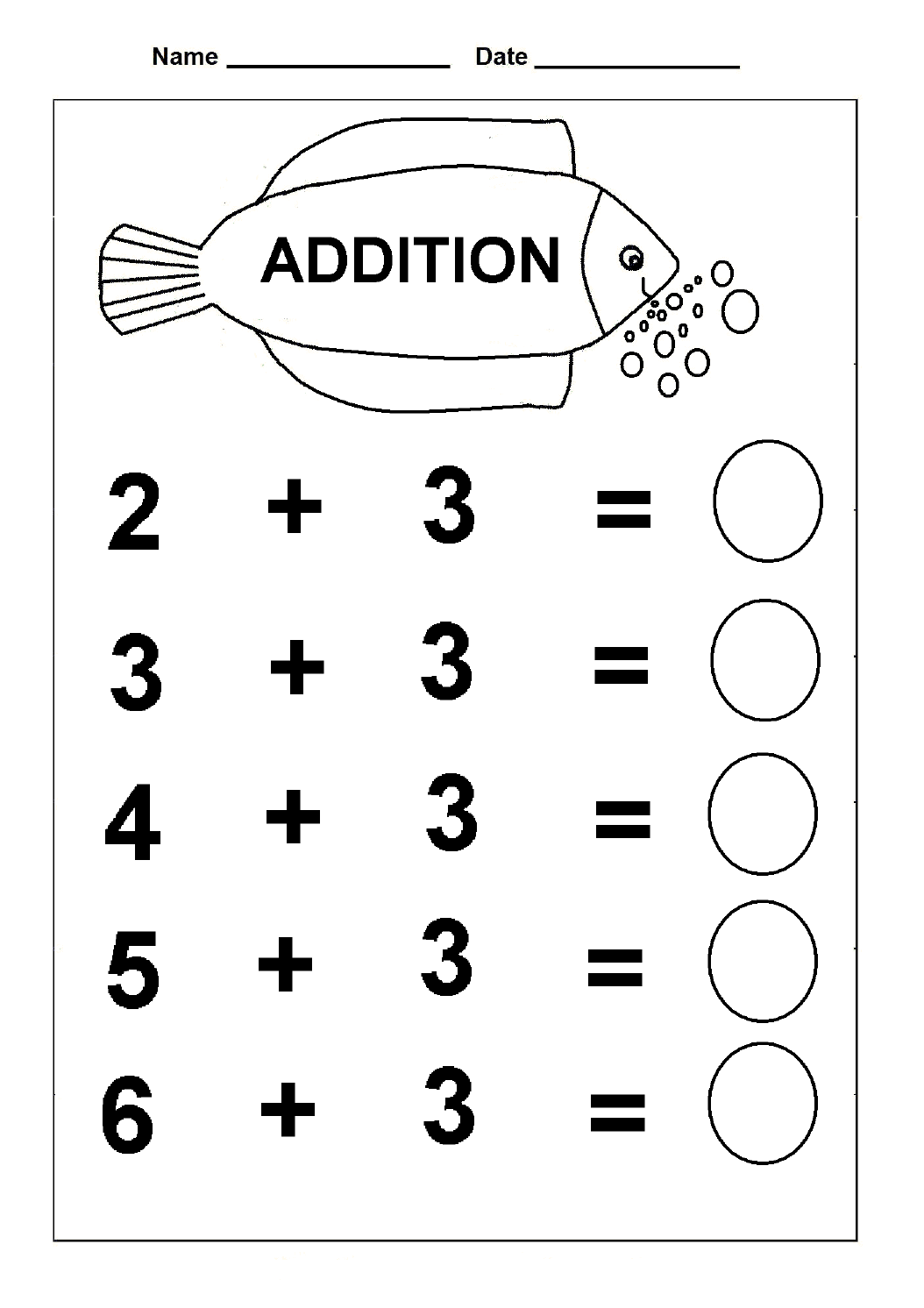 Free Printable Math Worksheets Kindergarten Printable Worksheets