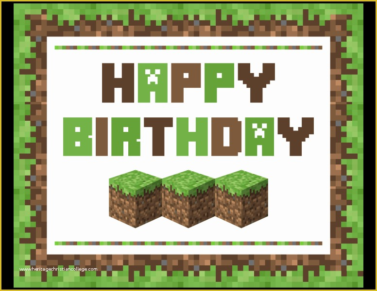 Free Printable Minecraft Birthday Party Invitations Templates Of Free 