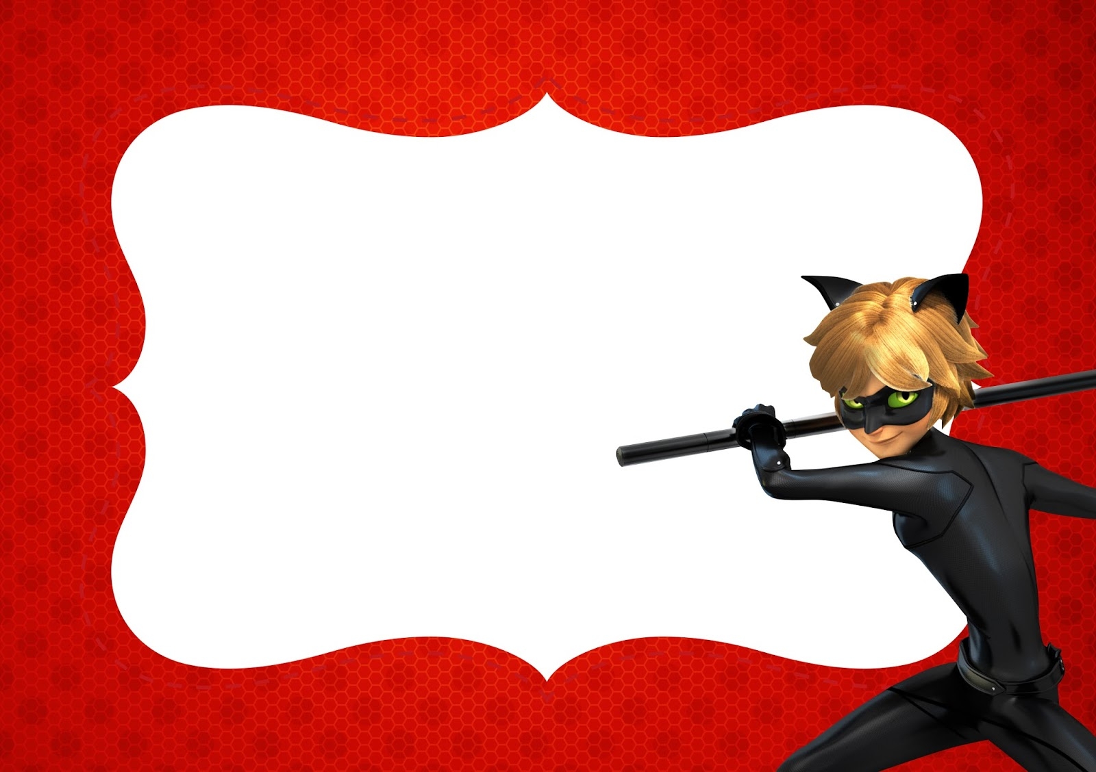 Free Printable Miraculous Ladybug Invitation Template Printable 