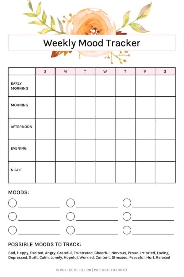 printable mood cards