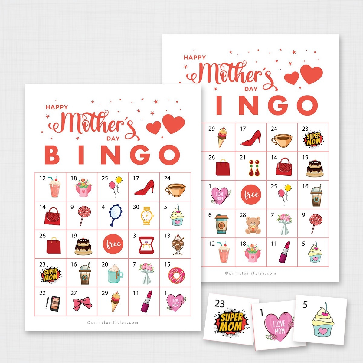 Free Printable Mother 39 s Day Bingo Cards Free Printable Card