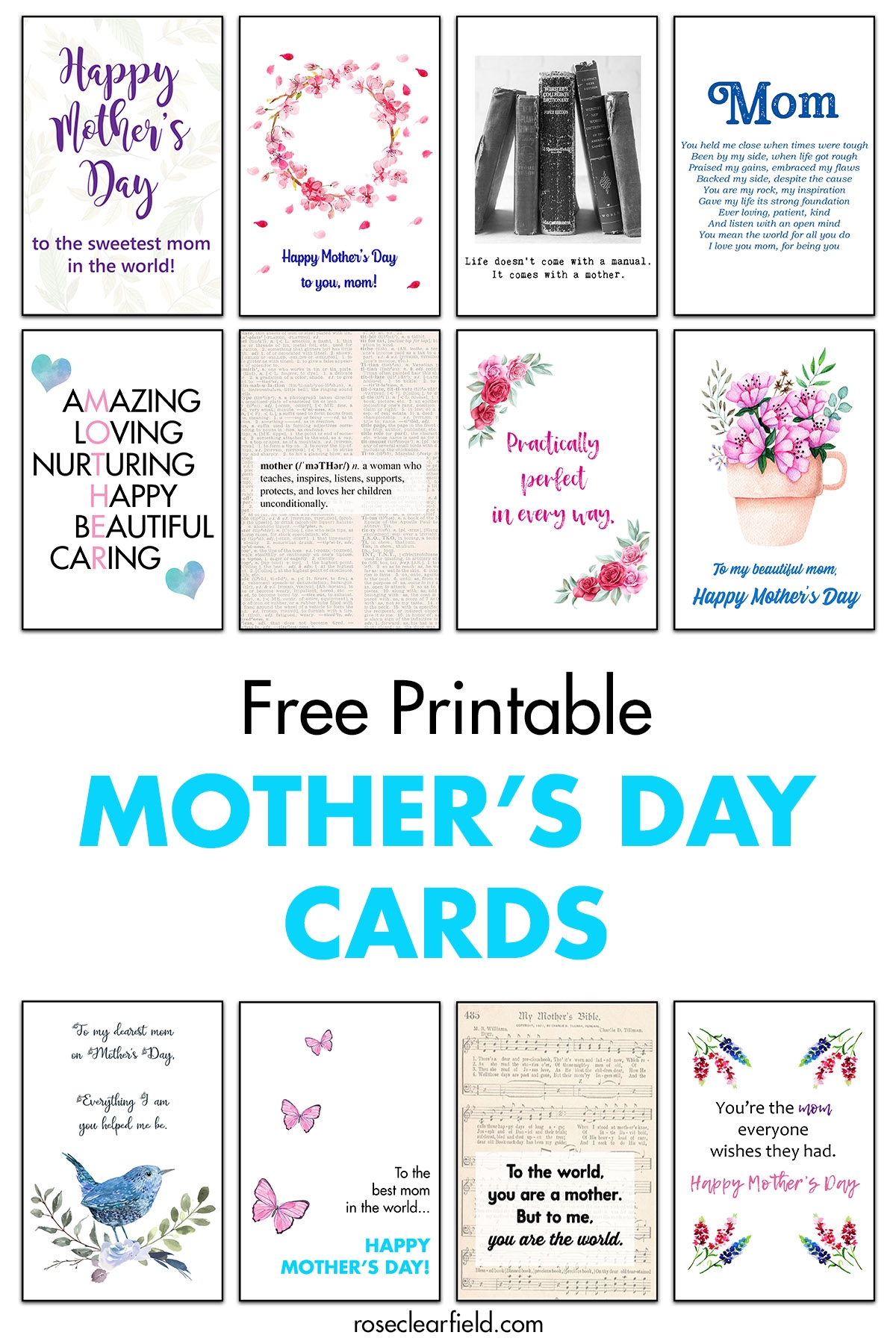 printable mothers day card free