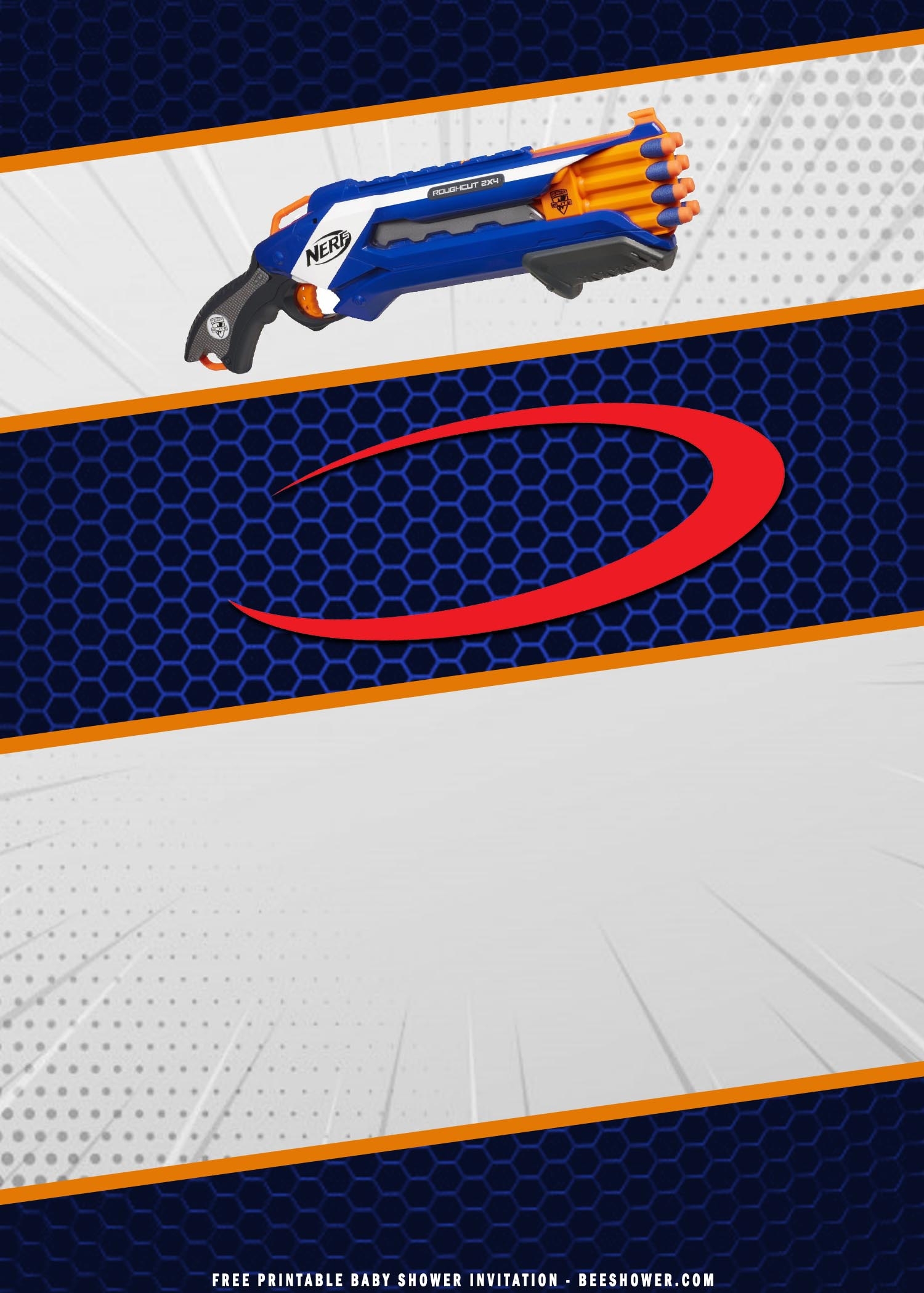Free Printable Nerf Party Invitations Template Free