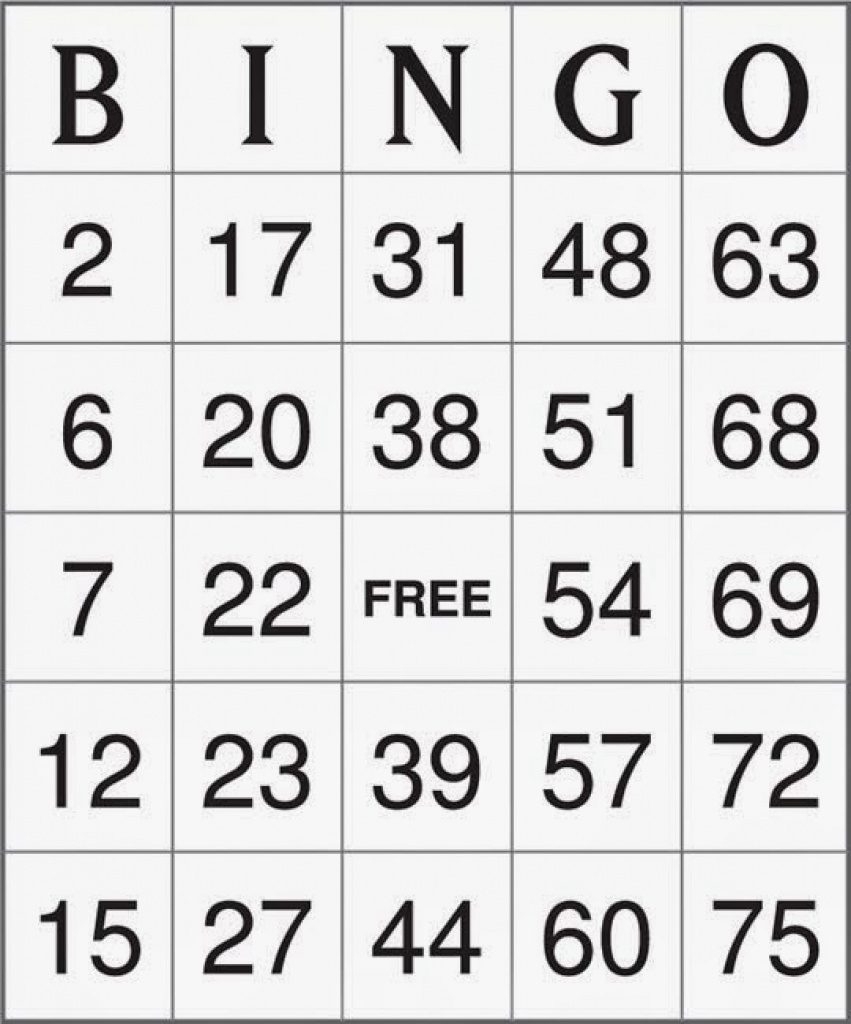 printable number bingo cards 1 75