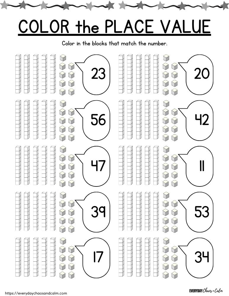 Free Printable Place Value Worksheets Worksheets Library