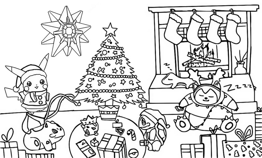printable pokemon christmas cards