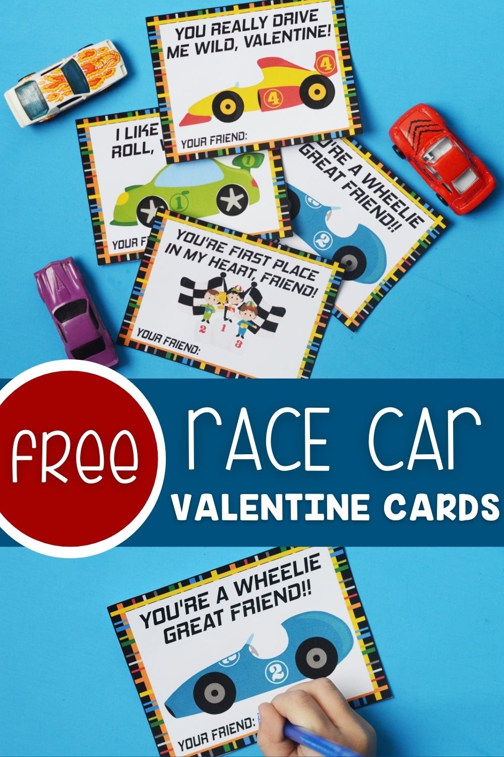 Free Printable Race Car Valentine s Day Cards For Kids Life Over C 39 s