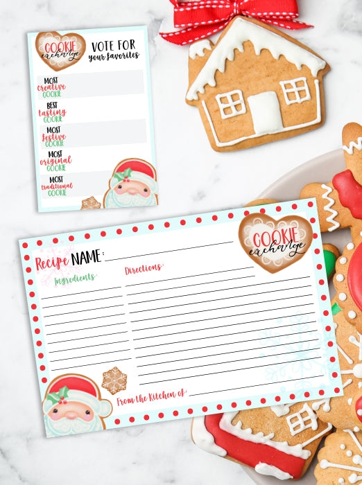 Free Printable Recipe Cards For Christmas Download Free Printable 