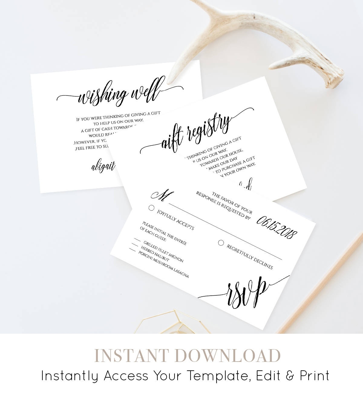 Free Printable Registry Cards Free Printable