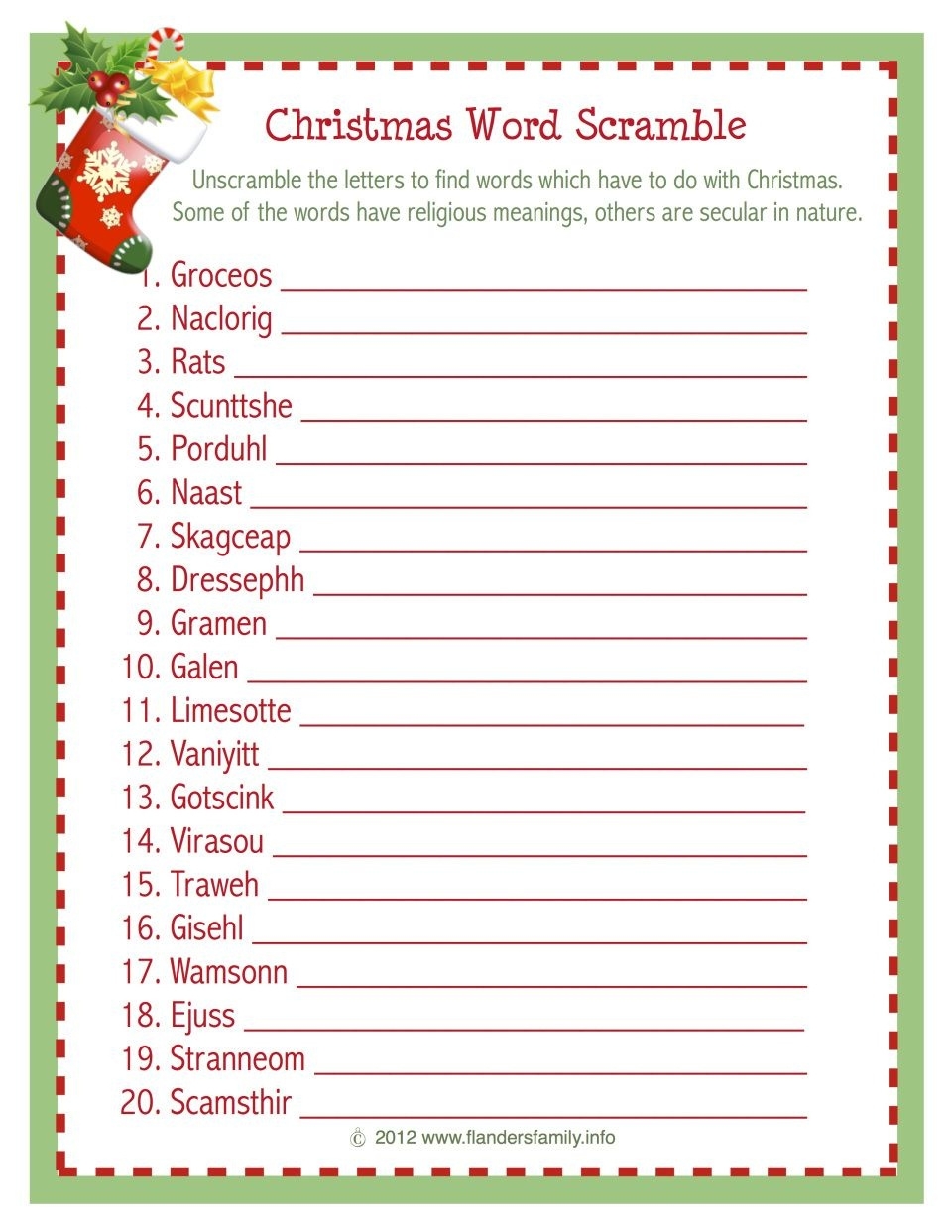 free printable religious christmas games for adults