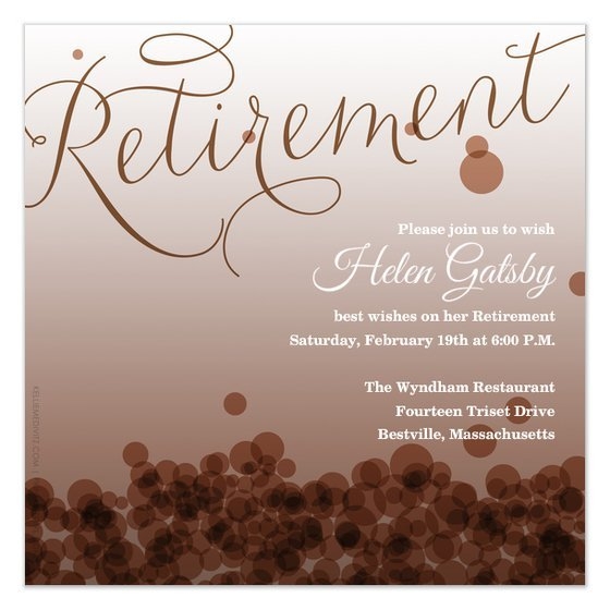 free printable retirement party invitation templates