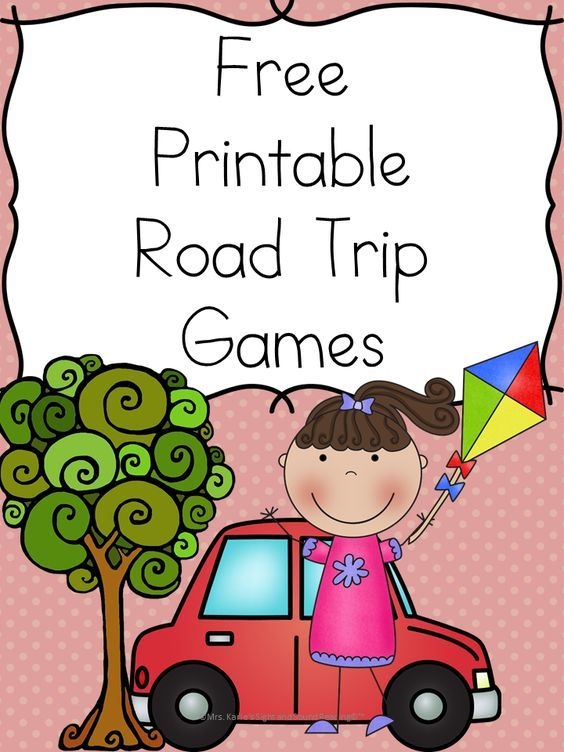 Free Printable Road Trip Games Fun While Driving Road Trip Activities 