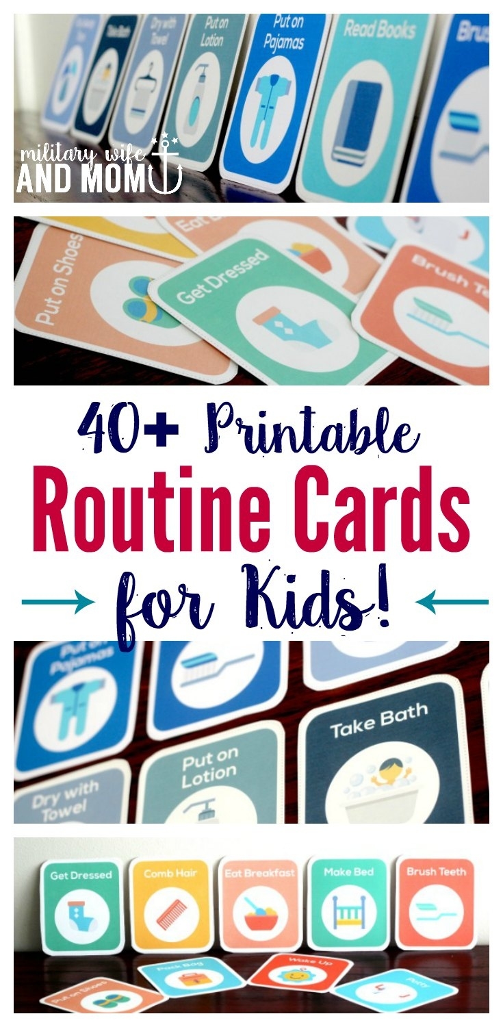 Free Printable Routine Cards Free Printable