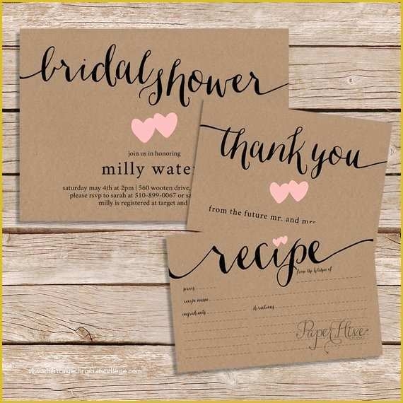 Free Printable Rustic Bridal Shower Invitation Templates Of Rustic 