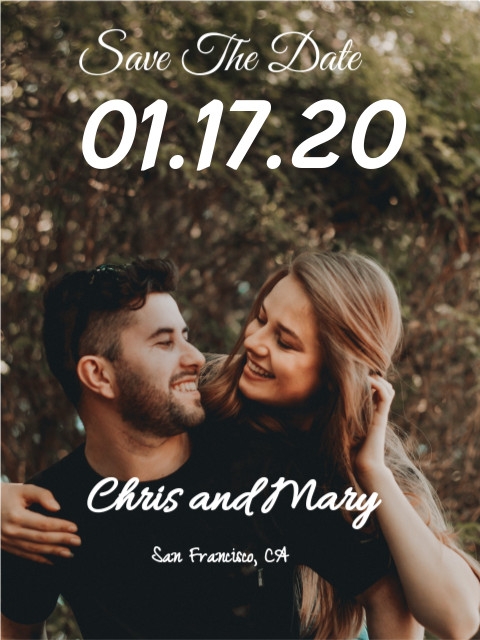Free Printable Save The Date Wedding Cards Create And Print Free
