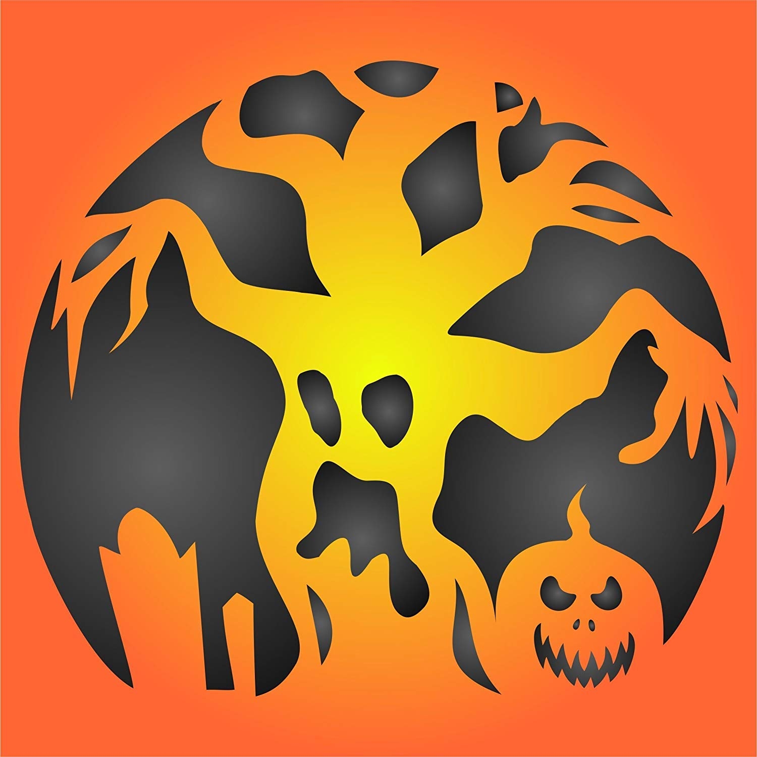 Free Printable Scary Pumpkin Carving Templates Resume Example Gallery