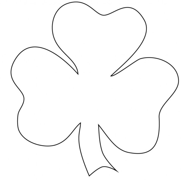 Free Printable Shamrock Coloring Pages For Kids Rossy Printable