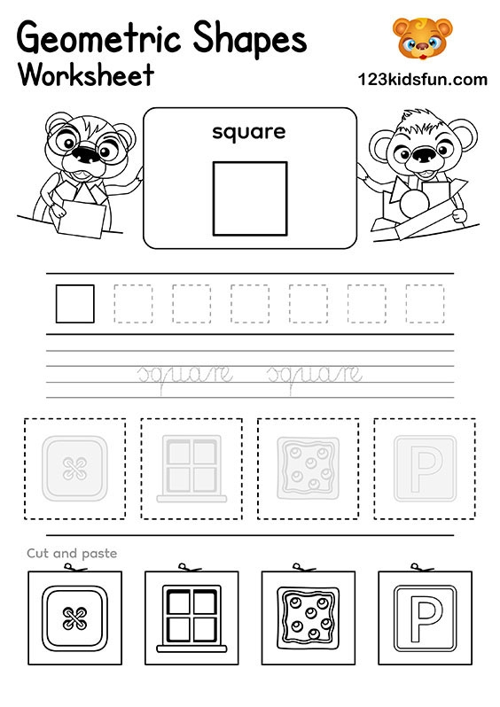 shapes pictures for kids printable