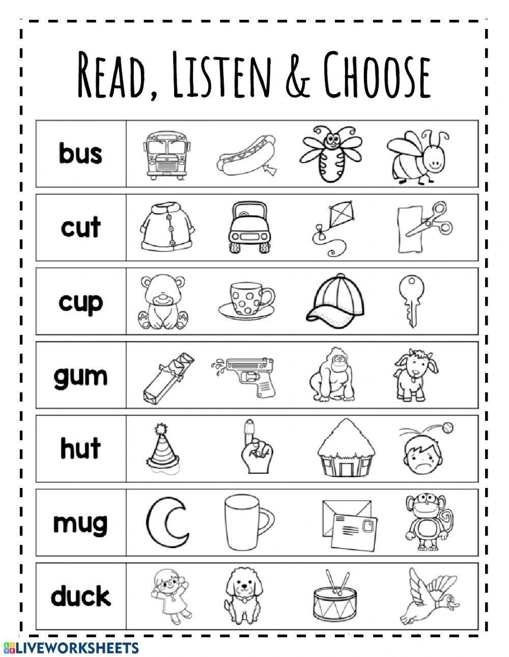 FREE Printable Short Vowel Worksheets For Pre k And Kindergarten 