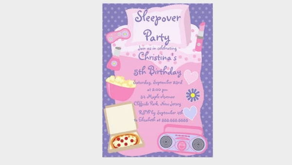 Free Printable Sleepover Invitation Template Word Onvacationswall