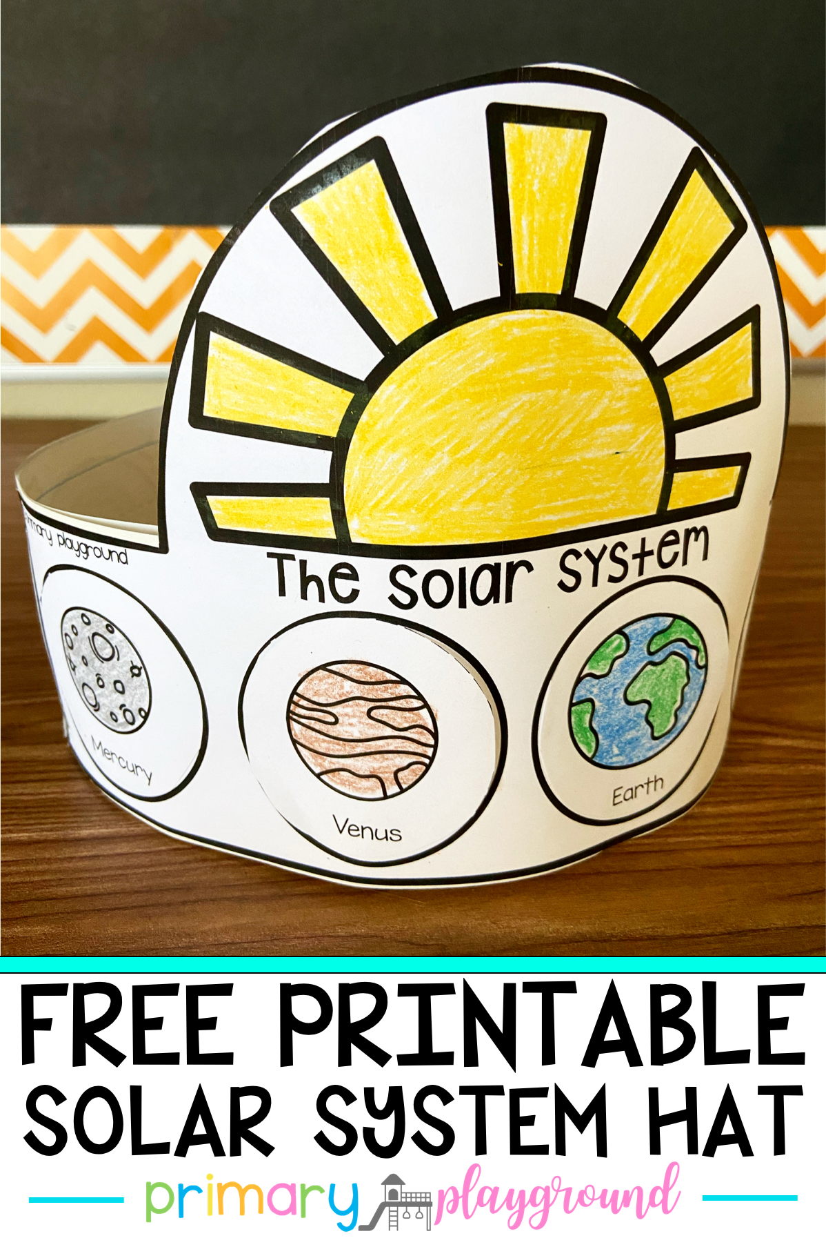 Free Printable Solar System Hat Space Activities For Kids Space
