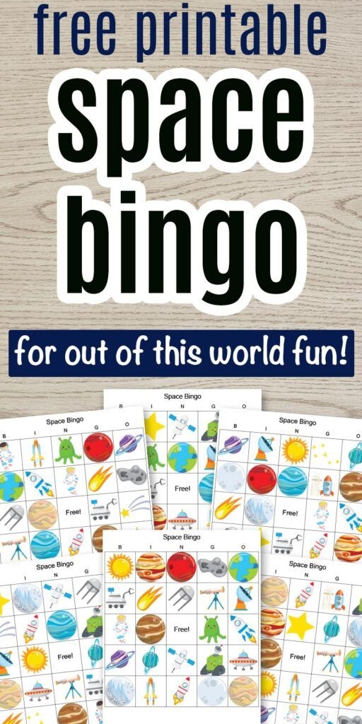 Free Printable Space Bingo for Out Of This World Fun Space 