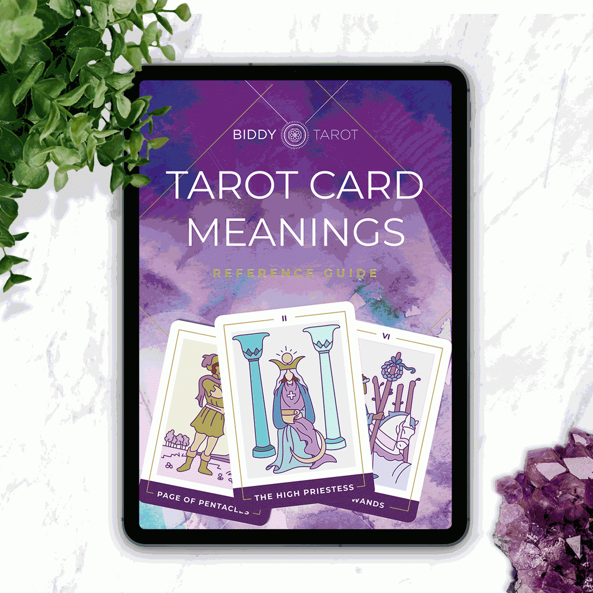 Free Printable Tarot Card Meanings Reference Guide
