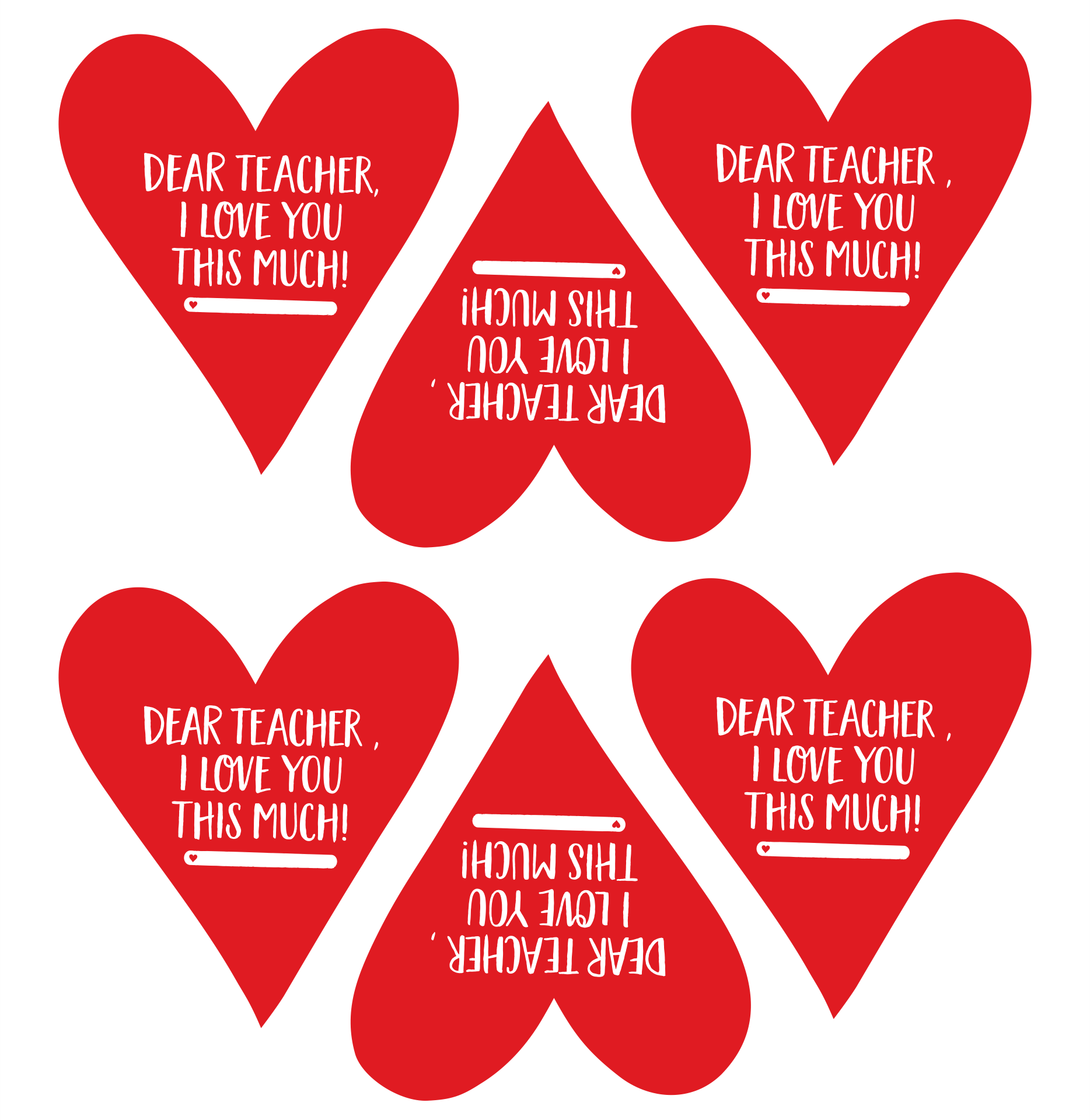 printable valentine cards from teacher to student