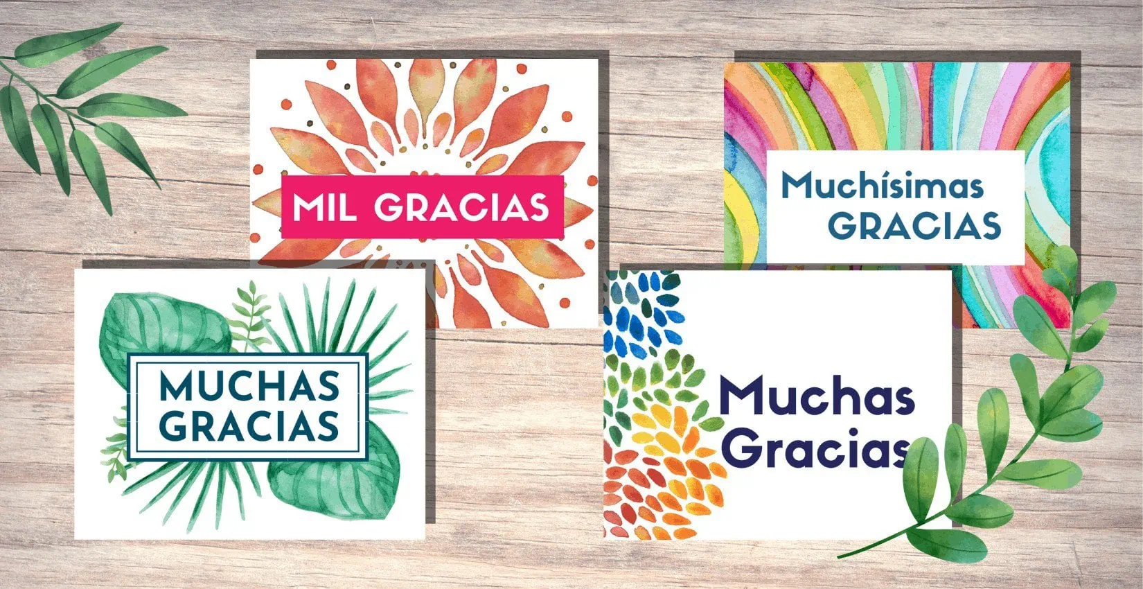 Free Printable Thank You Cards In Spanish Spanish Mama