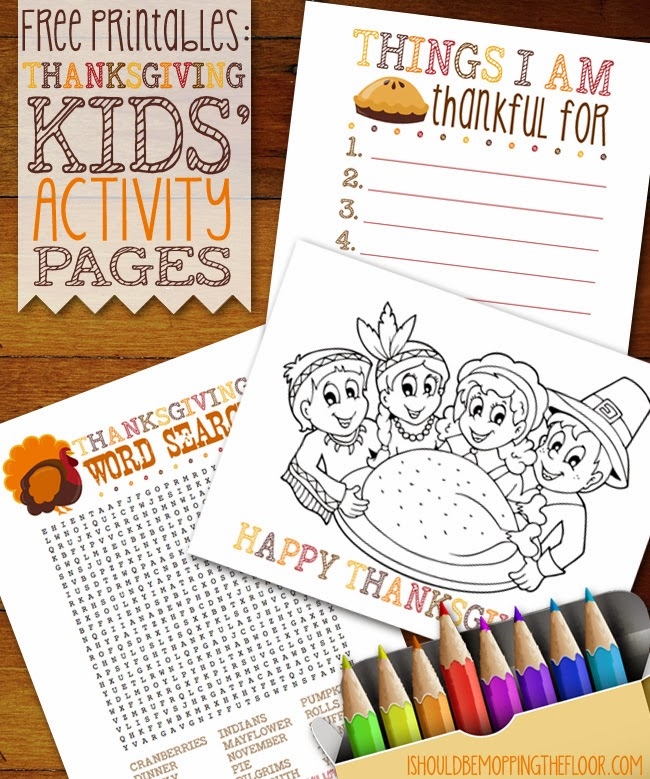 printable thanksgiving pictures for kids