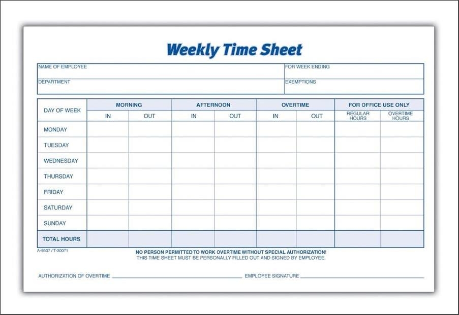 printable time cards free