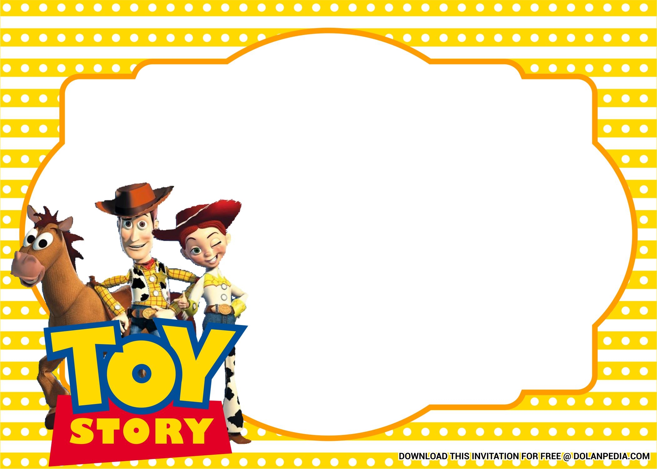 free printable toy story invitation template