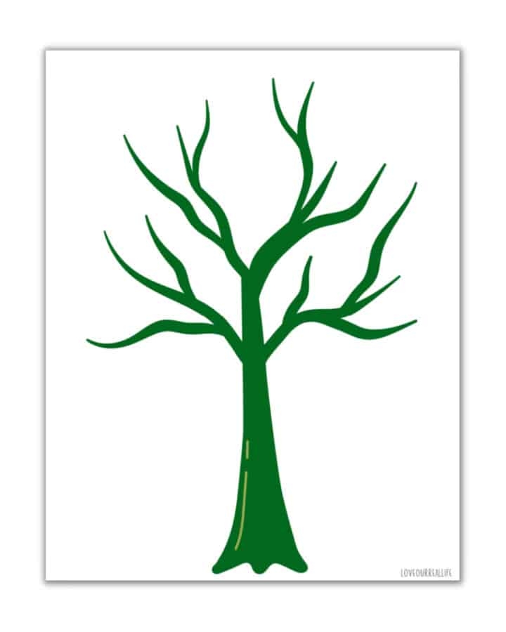 FREE Printable Trees Without Leaves Template 19 Pages Love Our Real