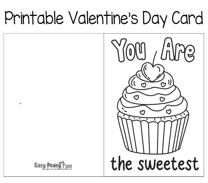 Free Printable Valentine 39 s Day Cards To Color Easy Peasy And Fun