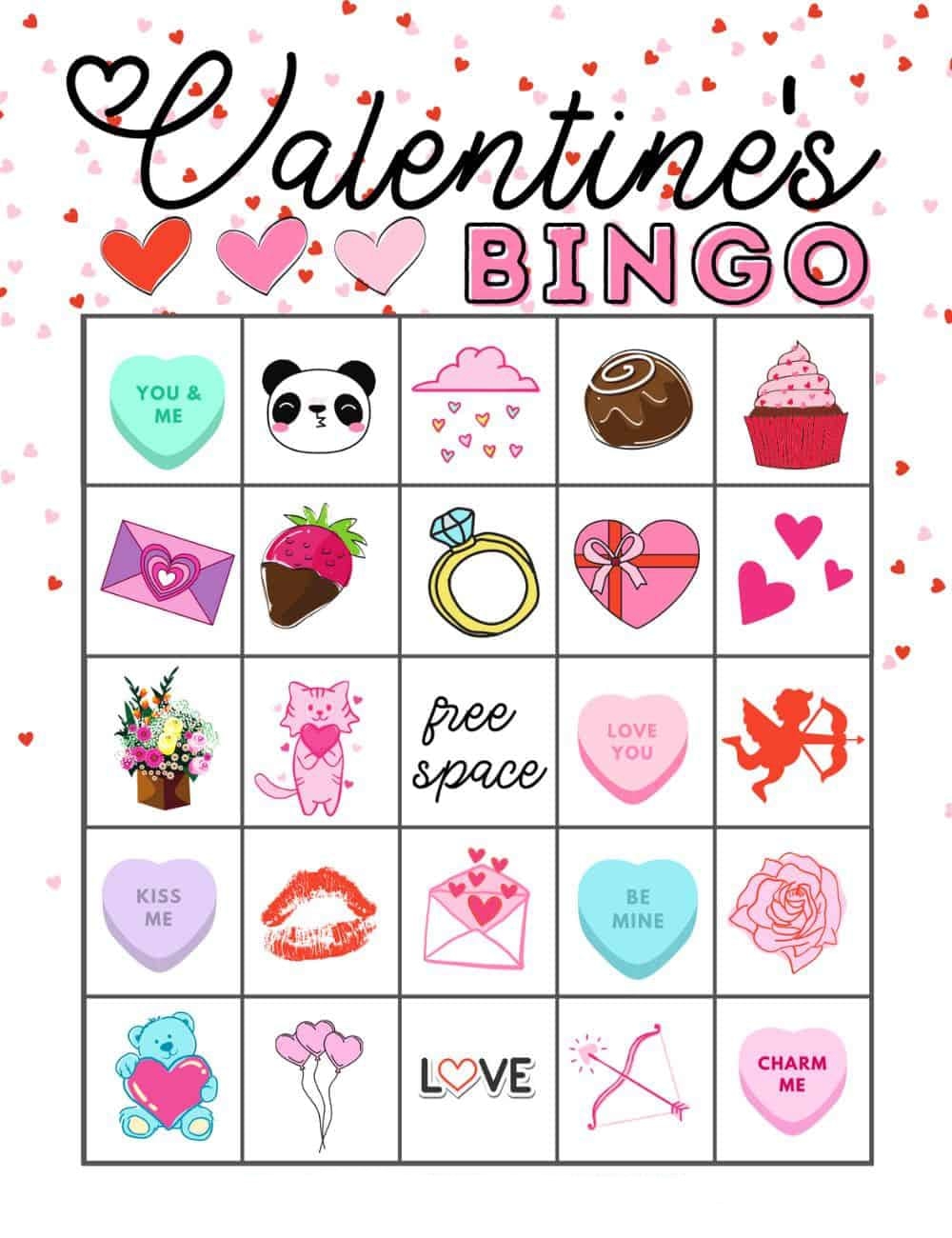 Free Printable Valentines Bingo Cards Free Download And Print For You