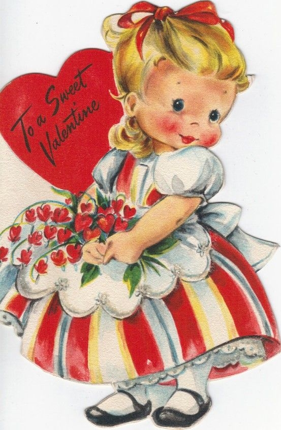 printable vintage valentine day cards