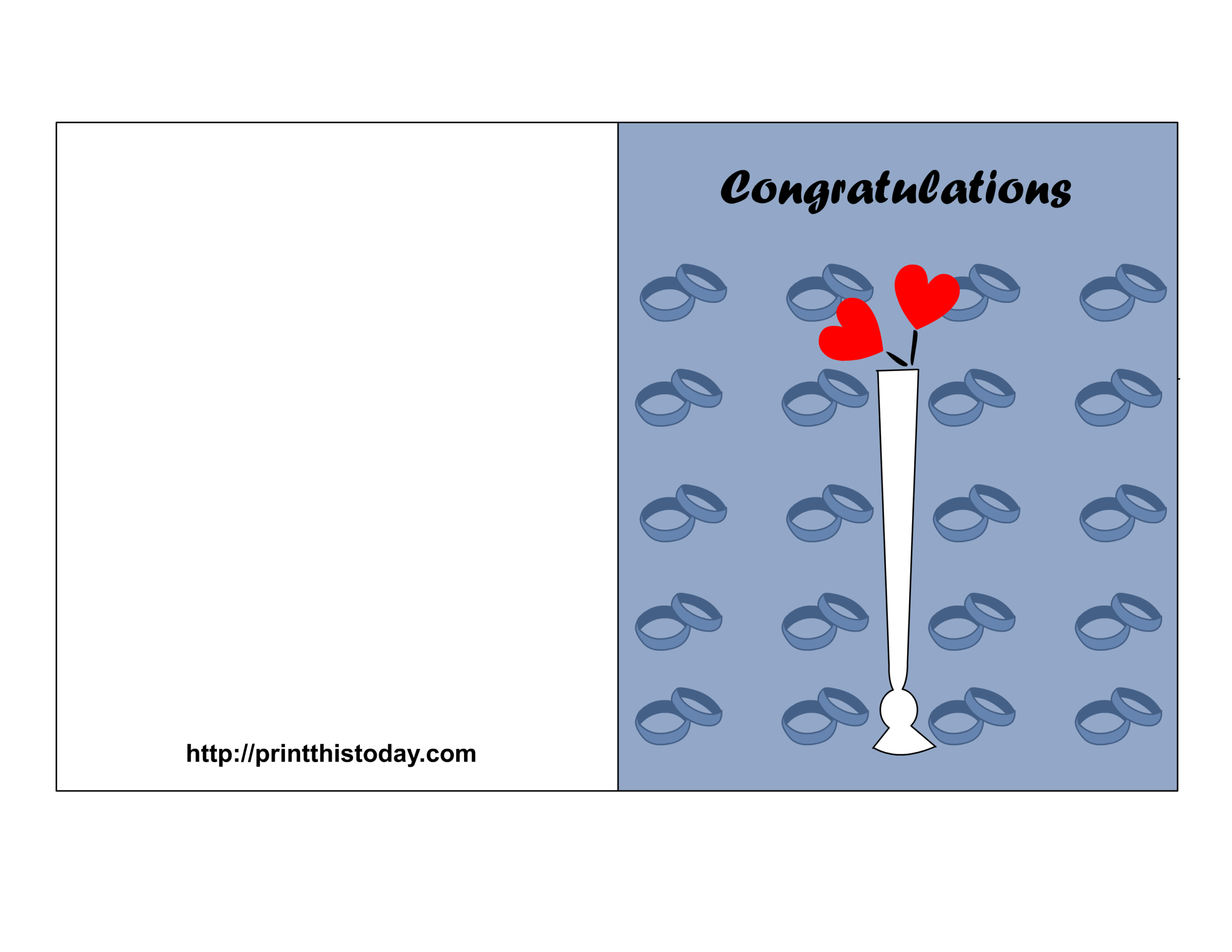 printable wedding cards online free