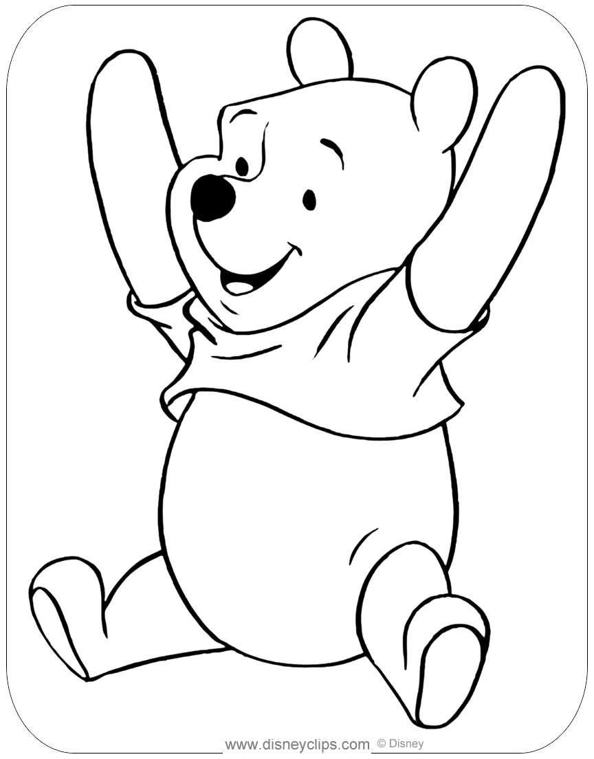 free printable coloring pages winnie the pooh