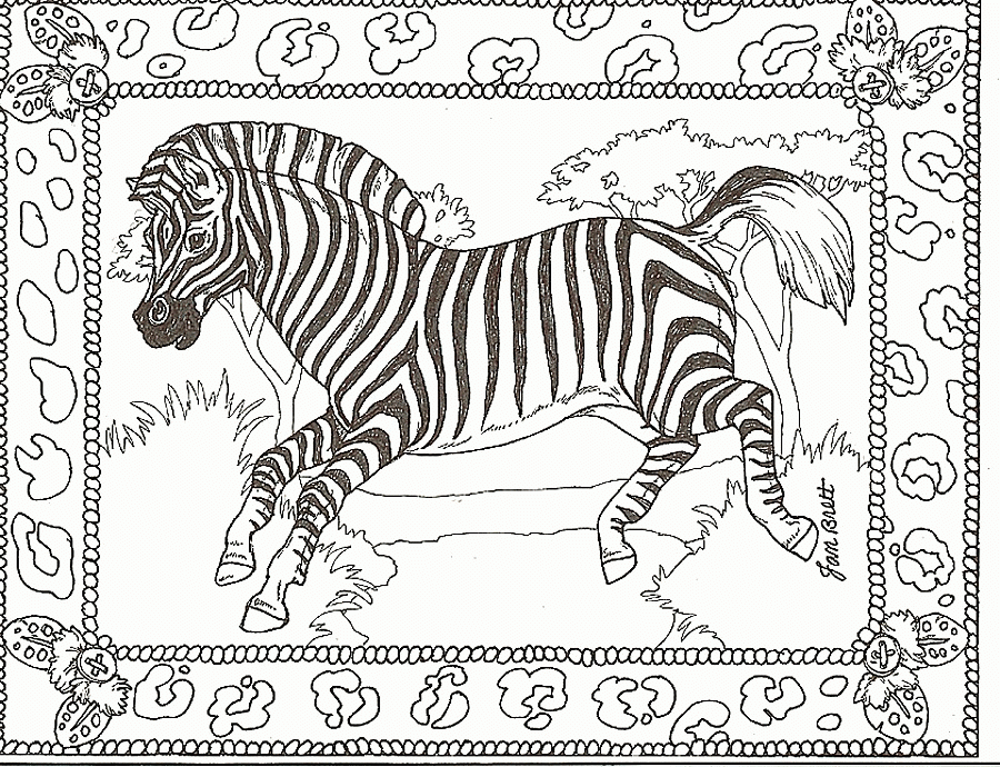 Free Printable Zebra Coloring Pages For Kids Coloring Home