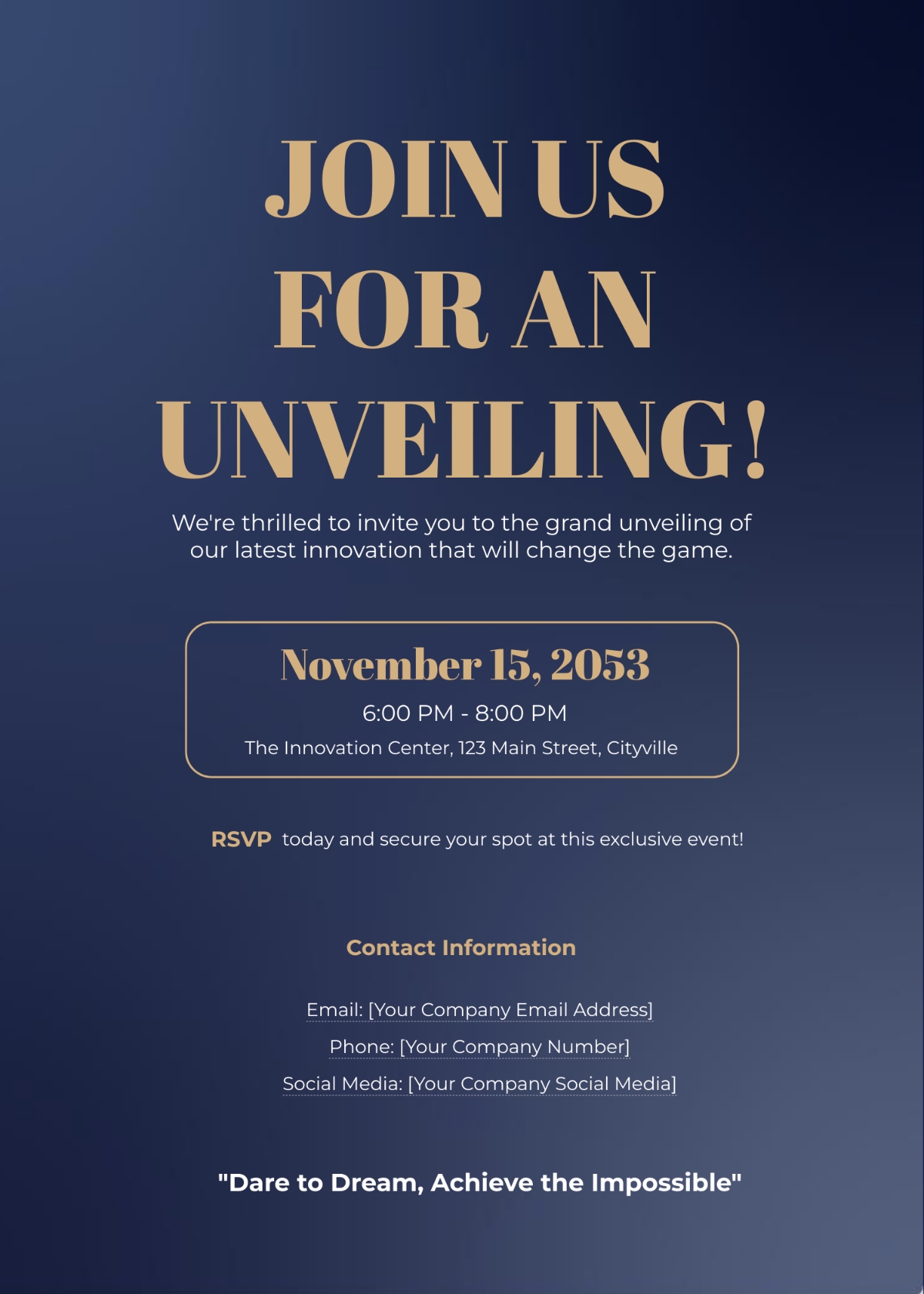 Free Product Launch Invitation Card Template Edit Online Download