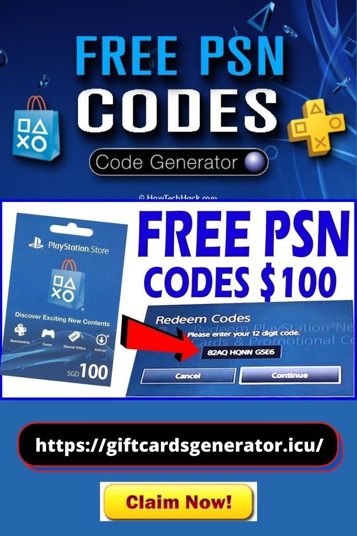 Free PSN Gift Card Codes Generator PlayStation Gift Card Generator 