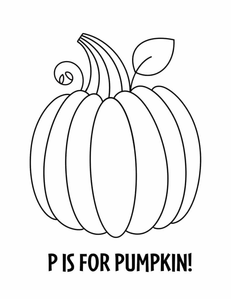 pumpkin worksheet preschool
