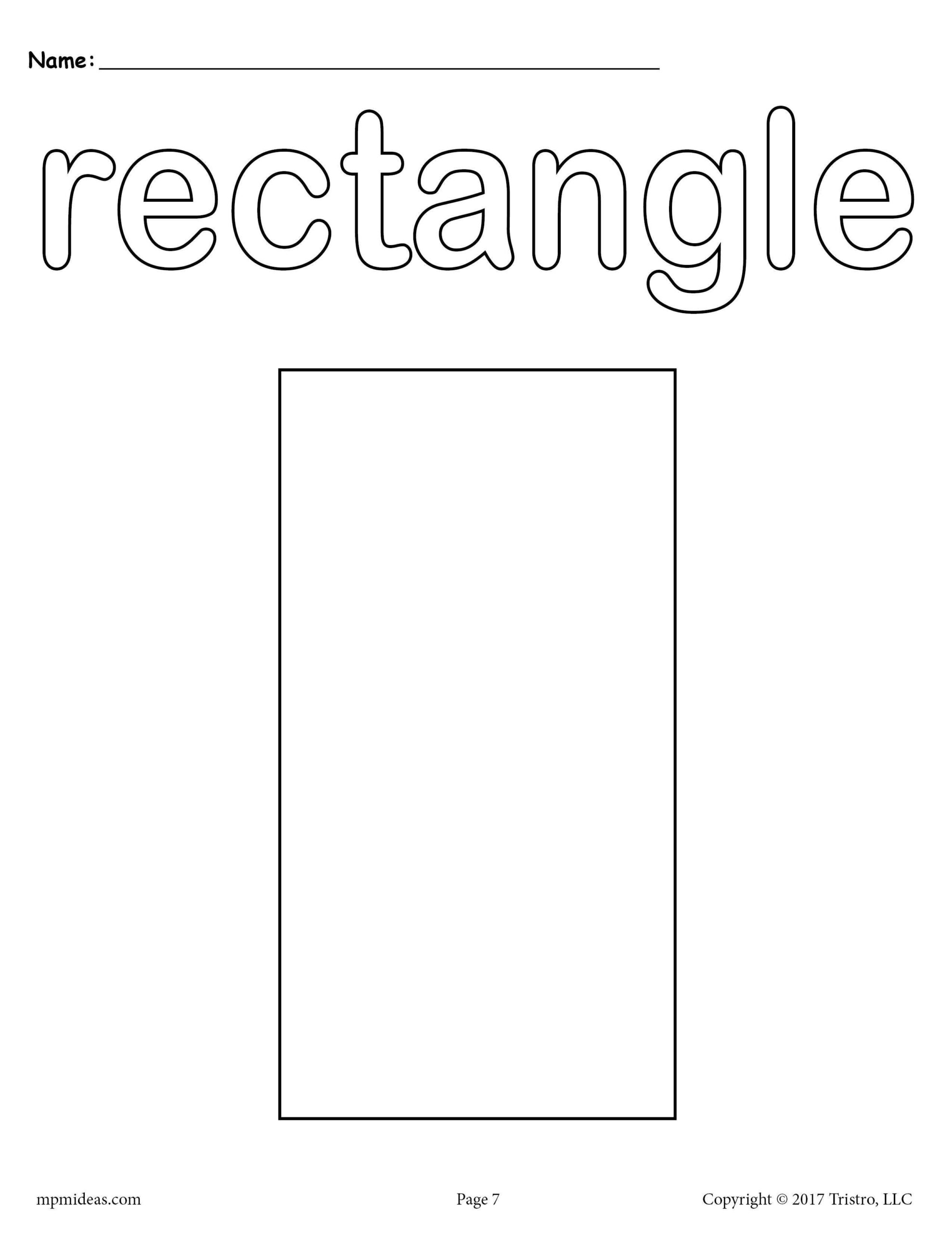 rectangle worksheets for preschool