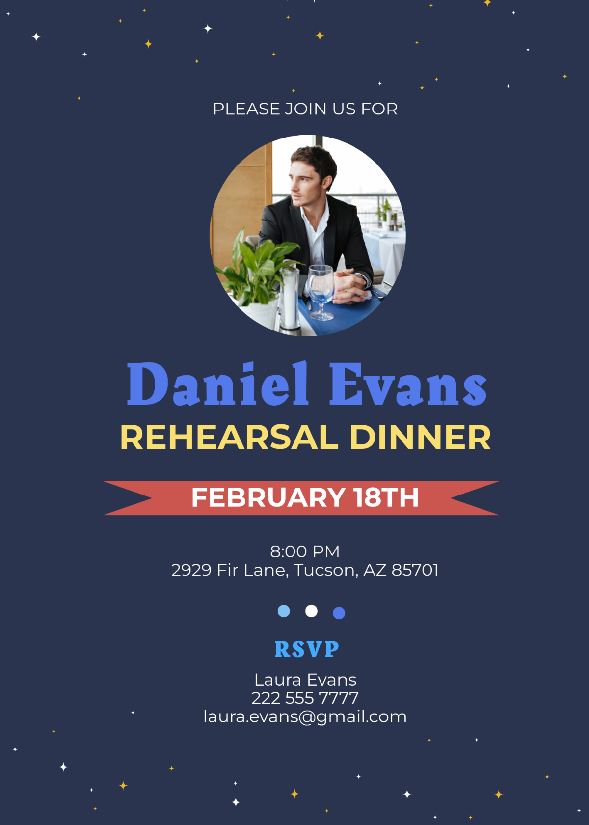 free rehearsal dinner invitation template word