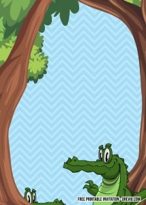 FREE Reptile Birthday Invitation Templates