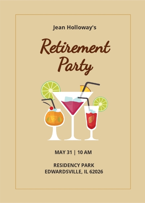 Free Retirement Invitation Word Templates 24 Download Template
