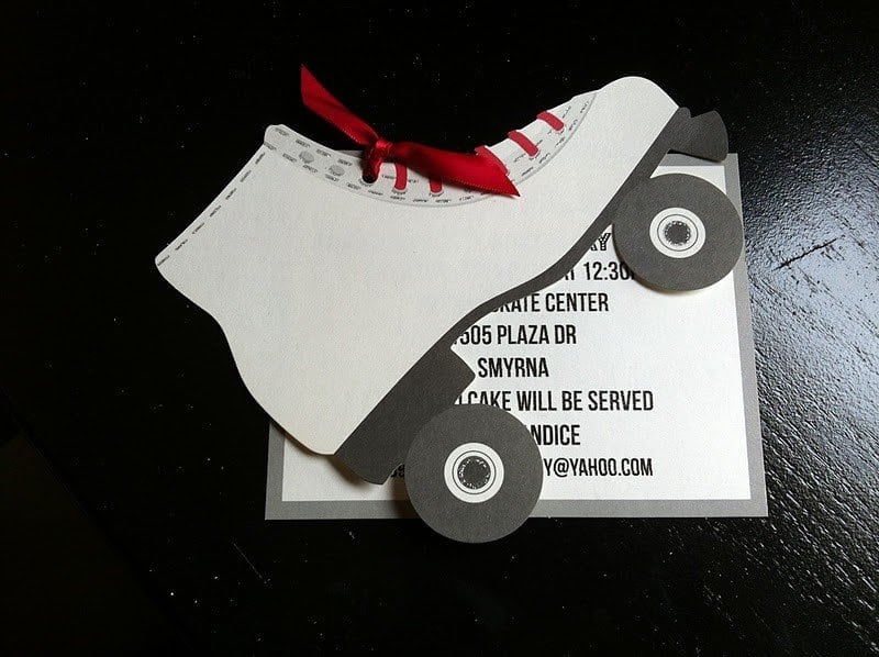 Free Roller Skate Invitation Template