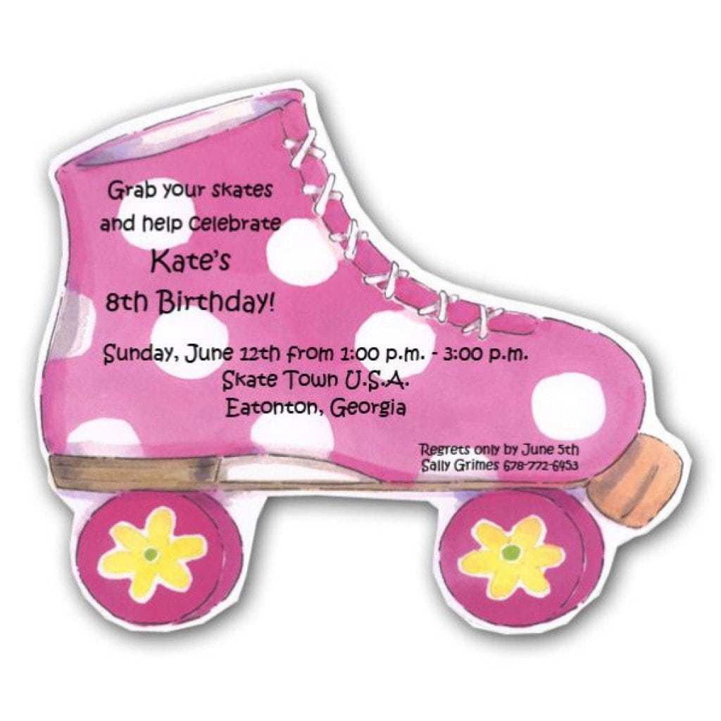 Free Roller Skate Invitation Template