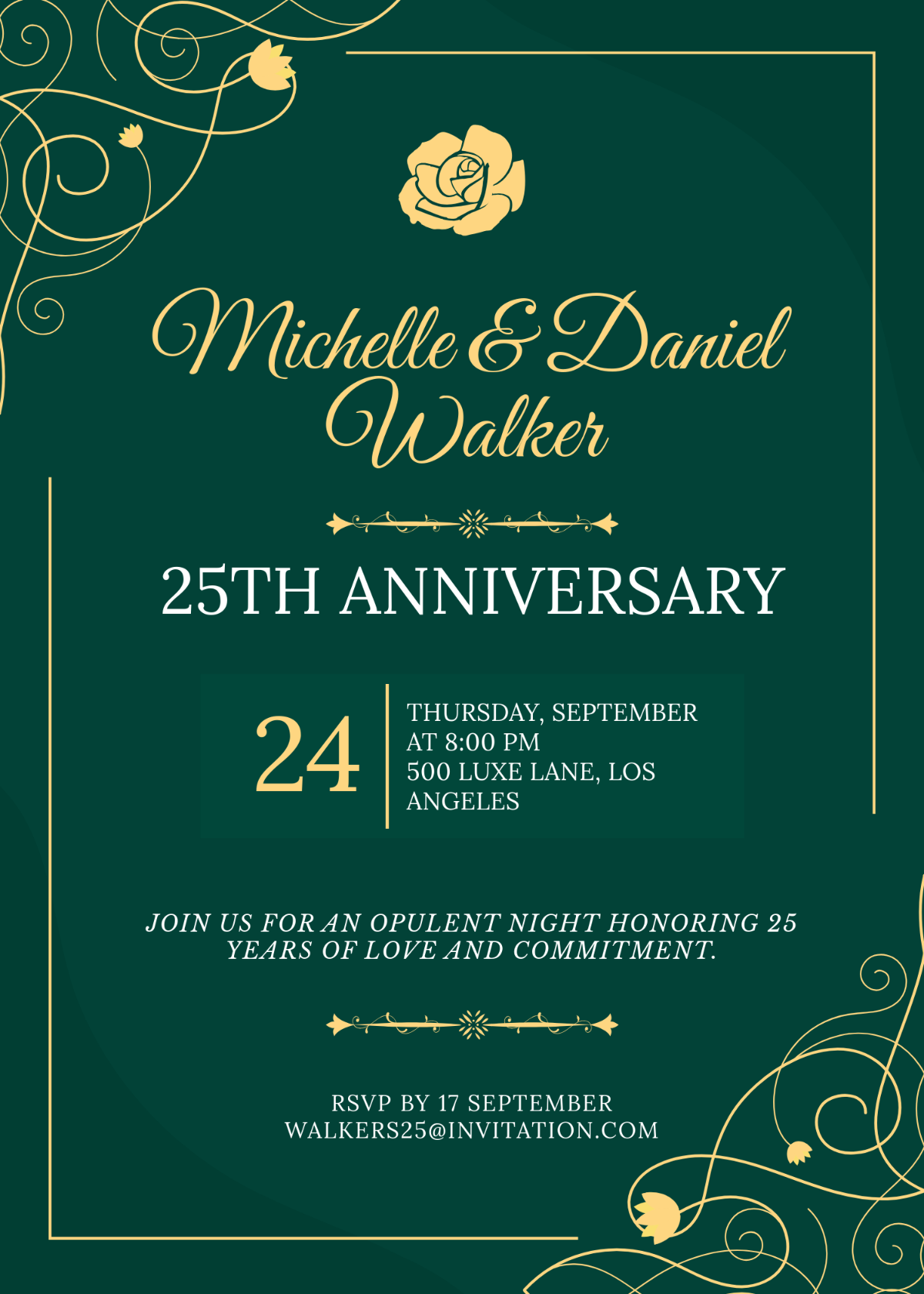 free elegant invitation template