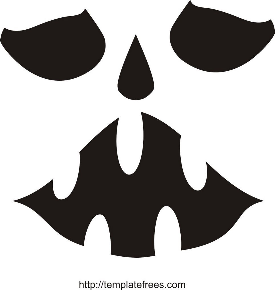 Free Scary Pumpkin Templates Printable Printable Word Searches